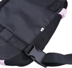 Pet Dog Puppy Cat Carrier Five Holes Backpack Double Shoulder Straps Canvas - Image 3