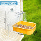 Bird Bath for Cage, Cleaning Pet Supplies Cockatiel Bird Bathtub - Image 2