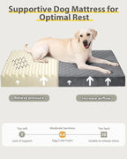 Orthopedic XL Dog Beds Large Sized Dog Waterproof Pet Bed - Image 5