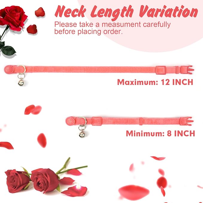 azuza 2 Pack Cat Collar Floral - Image 6