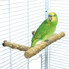 Bird Perch Stand, Bird Cage Top Perch Gym, Natural Wood Parrot Branch - Image 7