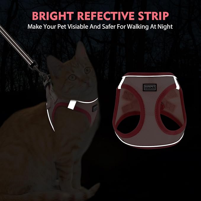 Cat Harness and Leash Set, Soft and Breathable Vest - Image 3