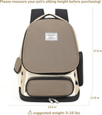 Cat Backpack Carrier, TSA Airline Approved Pet Travel Bag - Image 6