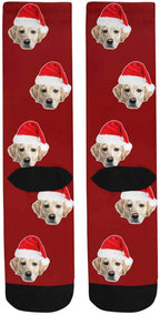 Custom Face Socks, Personalized Dog Lover Pet Photo Picture on Socks Unisex - Image 4