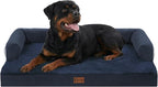 Orthopedic Dog Beds for Extra Large Dogs, Waterproof Egg Crate Foam XL Dog Bed by CasaPaw