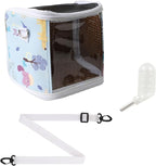 Guinea Pig Carrier with Water Feeder, Small Animal Hamster Carry Pouch with - Image 9