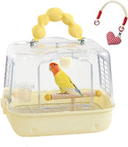 Bird Travel Cage – 12.32x9.06x9.17 inch Transparent Parrot Carry Bag | Bird - Image 7