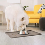 Dog Food Mat, Silicone Waterproof Food Tray, Non Slip Pet Bowl Mats Placemat - Image 7