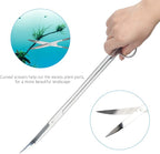 Aquarium Aquascape Tools Kit 15in, 4 in 1 Anti-Rust Aquatic Plant Aquascaping - Image 4