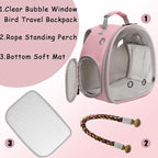 Small Bird Travel Backpack Carrier Cage, Backpack to Transport Backpack Carrier - Image 3