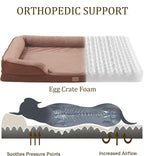 Bedfolks Orthopedic Dog Bed, Waterproof Dog Sofa Bed - Image 2