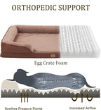 Bedfolks Orthopedic Dog Bed, Big Waterproof Dog Sofa Bed - Image 2