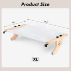 AMOSIJOY Cat Sill Window Perch Sturdy Cat Hammock Window Seat - Image 3
