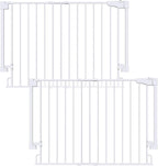 Cumbor 2 Pack 29.2-43" No Bottom Bar Baby Gate by Cumbor
