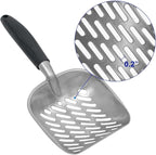 Cat Litter Scoop, Aluminum Alloy Sifter, Durable Metal Poop Scooper - Image 5