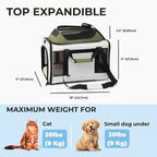 Cat Carrier Dog Carrier Airline Approved, Pet Carrier - Image 3