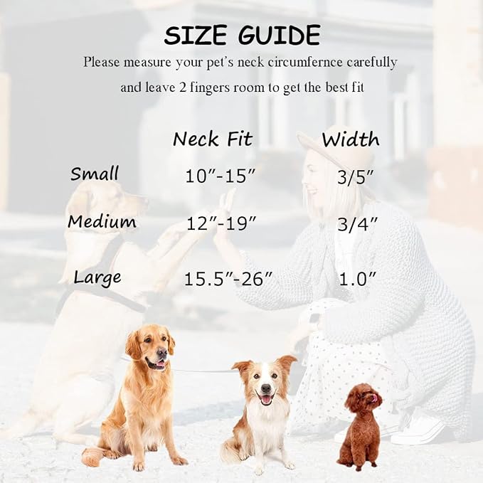 Soft Cotton Dog Collar with Metal Buckle Adjustable Heavy Duty Comfy Corduroy - Image 6