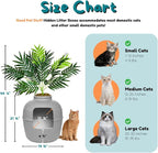 Good Pet Stuff Hidden Litter Box Planter, Decorative Cat Litter Enclosure - Image 6