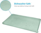 AUDWUD Silicone Waterproof Pet Feeding Mats, Anti Slip Bowl Pad, Dog Mat - Image 5