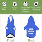 Dog Clothes, Custom Dog Hooded Sweatshirt, Personalized Pet Costume Robe Shirt - Image 4