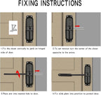 Safety Spring Door Closers, Adjustable Closing Hinge, Automatic Stopper Fire - Image 3