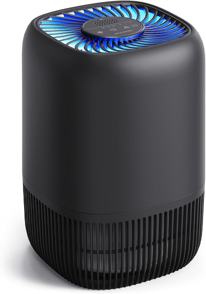 Air Purifiers for Office with H13 Quiet HEPA Filter Up to 1076 Ft² for Pet by VOOPNU