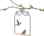 Outdoor Home-X Hummingbird Swing. Metal Frame Hummingbird Swing - Image 6