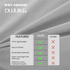 DUJUIKE Waterproof Bed Cover for Dog and Cats, Pet Hair Resistant Bed Sheet - Image 4