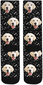 MyPupSocks Custom Personalized Photo Pet Face Socks, Cat and Dog Tracks Paws - Image 6