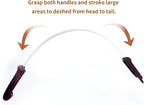 Dual-Sided Shedding Blade with Stainless Steel Blade De-Shedding Tool - Image 2