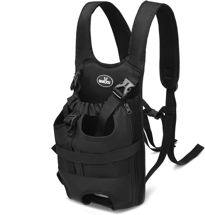 Dog Front Carrier Backpacks for Small Dogs, Legs Out Pet Carrier Sling Backpack by Petshome