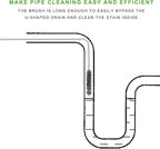 CiaraQ Bottle Cleaning Brushes, 8 Inch Nylon Tube Brush Set & A Flexible Long - Image 6