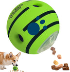 Interactive Puzzle Dog Treat Ball, Treat Dispensing Enrichment Dog Toys Ball by SHAKEANDLAUGH