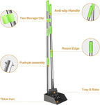 TOOGE Pooper Scooper, Dog Pooper Scooper Long Handle Stainless Metal Tray and - Image 3