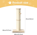 Cat Scratching Post, 32 Inch Tall Scratching Post - Image 7