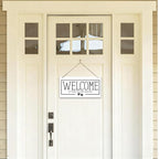 Welcome Sign for Front Door, Welcome Decor Wooden Hanging Sign for Dog Lover - Image 4