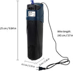 COOSPIDER Fish Tank Filter Sun JUP-02 Aquarium Green Clean Submersible Machine - Image 4