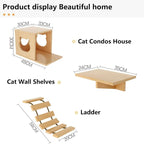 Cat Wall Shelves and Furniture Set - Image 5