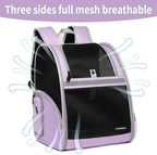 Cat Backpack Carrier for Small Dogs and Medium cat Puppy Kitten Bunny Pet - Image 4