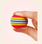 12PCS Foam Balls for Cats, Colorful Rainbow Cat Toy Sponge Balls Soft Pet Toy - Image 4