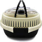 Black Travel Small Animals Hamster Hedgehog Guinea Pig Cage Carrier - Image 2