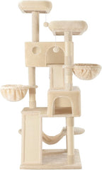 SHA CERLIN 65in Larger Cat Tree Tower Condo - Image 9