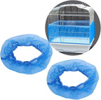 Alvinlite 2 Pieces Bird Cage Cover Seed Feather Catcher Birdcage Nylon Mesh Net - Image 9