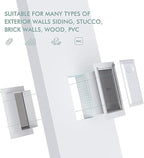 Baboni Pet Door for Wall, Steel Frame and Telescoping Tunnel, Aluminum Lock - Image 2