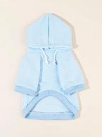 QWINEE Basic Dog Hoodie Sweatshirt Puppy Sweater Warm Cat Costumes Pet Clothes - Image 4