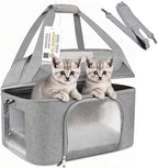 Large Cat Carrier Soft Side Pet Carrier by Bejibear