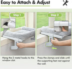 Cat Window Sill Perch with Large Bolster, Pet Hammock Bed - Image 4