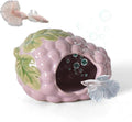 Aquarium Decor Cave Betta Fish Aquarium Accessories Ornaments Hiding Cave Grape by Deapeey