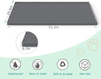 Cat Litter Mat for Litter Box, Silicone Large Cat Litter Trapping Mat - Image 2