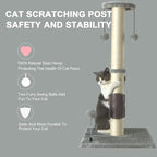 PEEKAB 32" Tall Cat Scratching Post Sisal Scratch Posts - Image 6